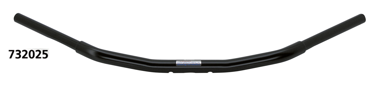 Flyer bar 1-1/4" 87cm wide  5 hole Chrom