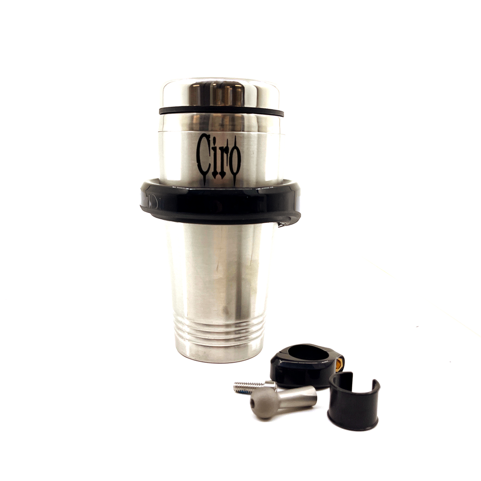 Cup holder 7/8"-1" clamp mount black