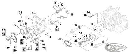 Outer cam bearing TC99-06 except FXD06