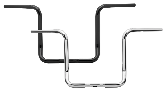 BURLY BAGGER BAR 15" APE BLK FLH/T08-UP