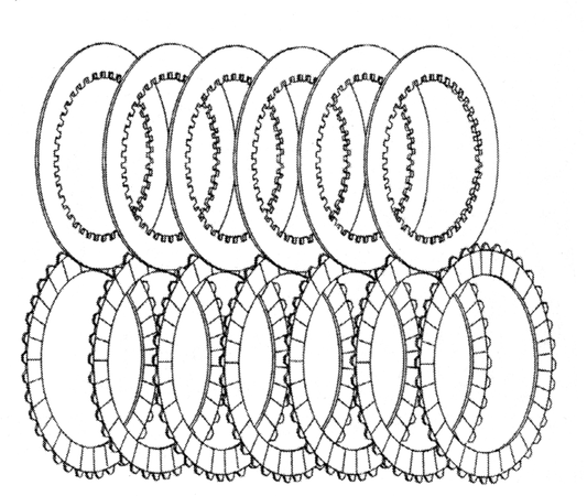 Pro-Clutch clutch pack Brute late hub
