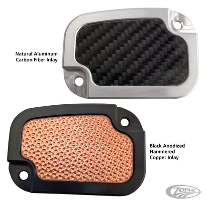 Master Cyl Cover FLH/T13-17 Carbon Natur