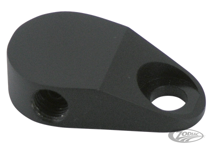 Blk.Brake Tee V-ROD 3/8"-24 UNF Convex