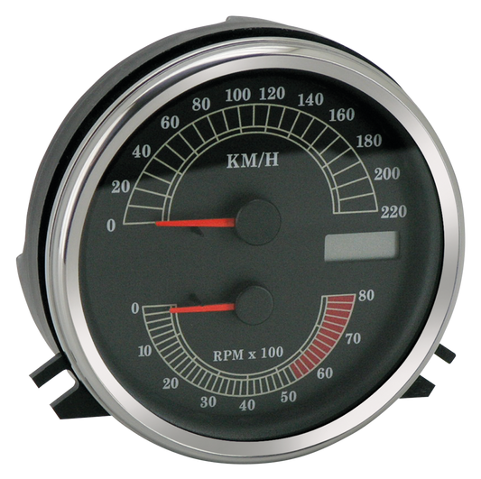 GZP Black Speedo/Tacho kit MPH