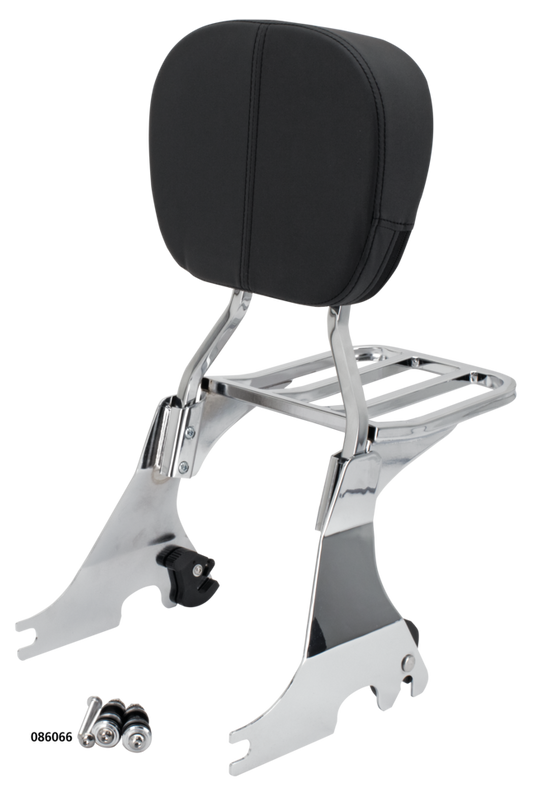 Det. Sissybar + Pad/Rack Chr XL04-22