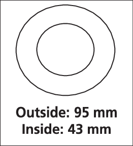 Gasket, Rubber 6 Hole Aero 300