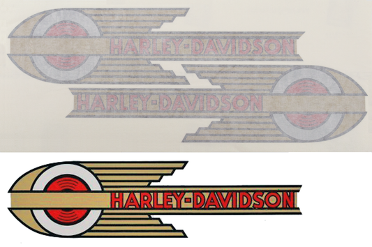 Tank sticker set all 1936-1946 models