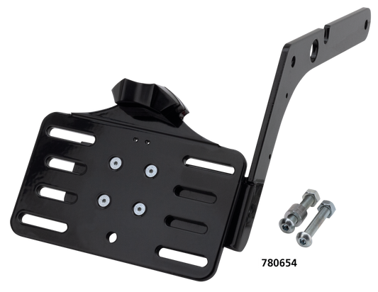 Blck side mount licenseplatekit XL04-UP