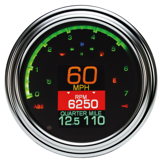 FATBOB SPD/TACH MLX 95-03* Chrome Bezel