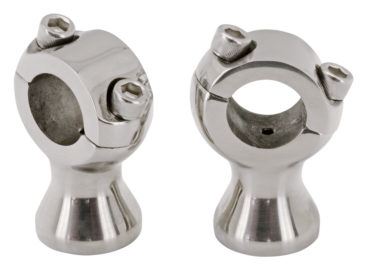 Polished stainless Speedfreak riser set