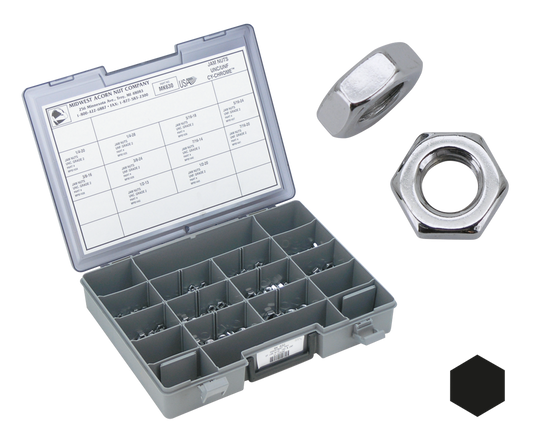 10Pck Jam Nut 1/4-28, UNF