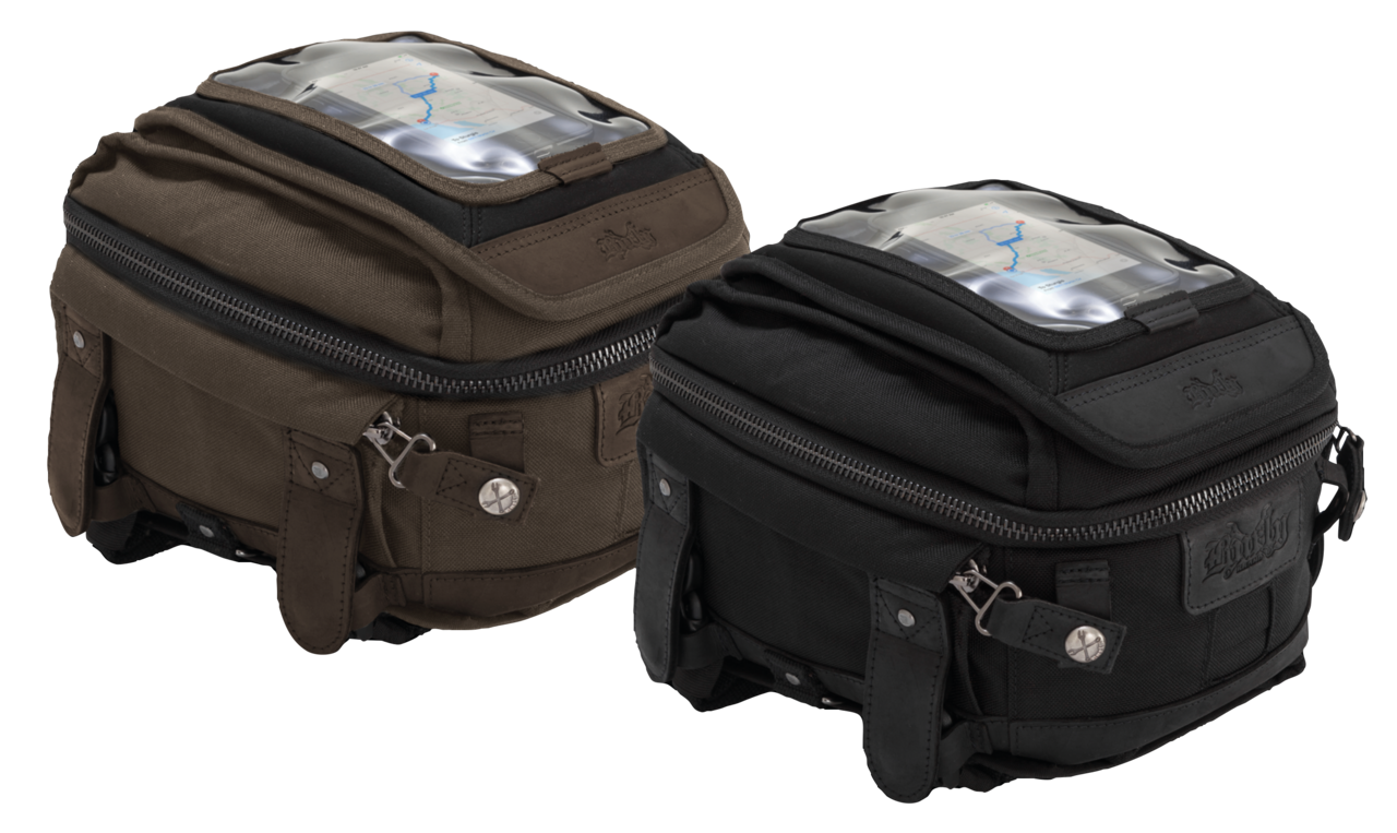 Burly Voyager Tank/Tail Bag Dark Oak