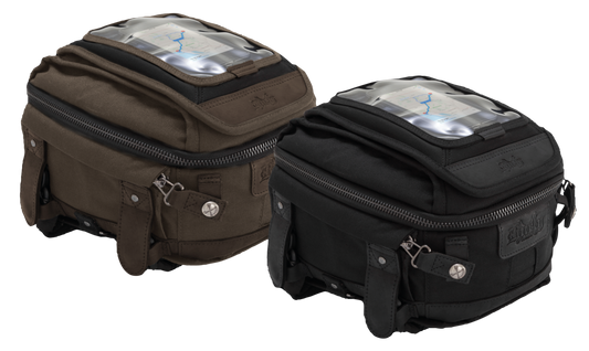 Burly Voyager Tank/Tail Bag Dark Oak
