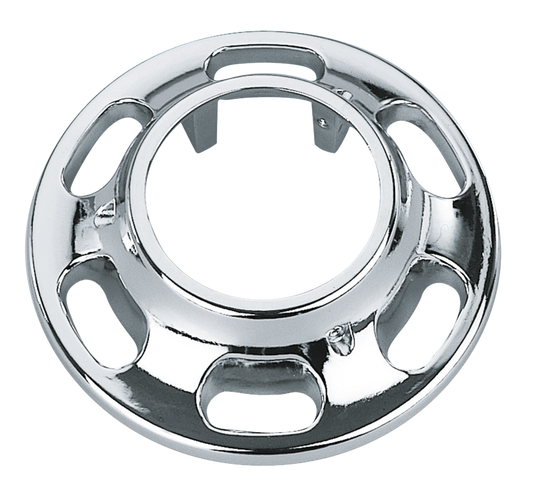 GZP Chrome slotted hub cover for FXWG/ST