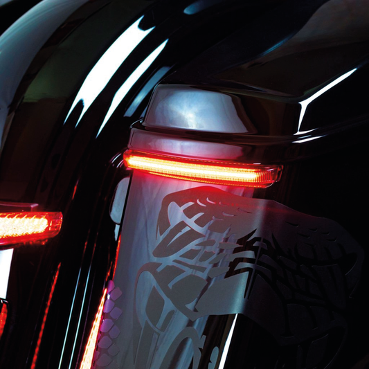 Bag Blades smoke lens, Red LEDs 14-up