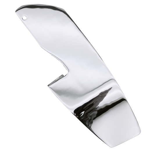 GZP Chrome rider footboard heel guard