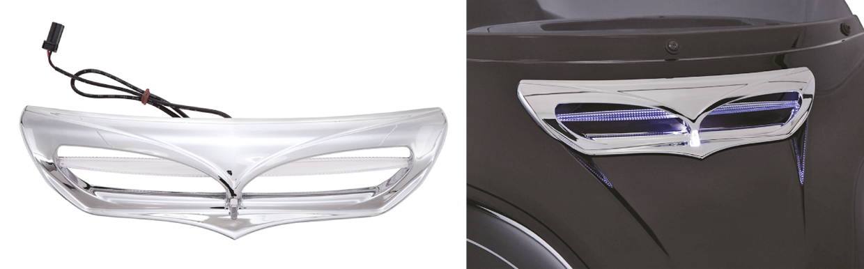 Batwing Chr Lighted Int. Trim FLH/T14-UP