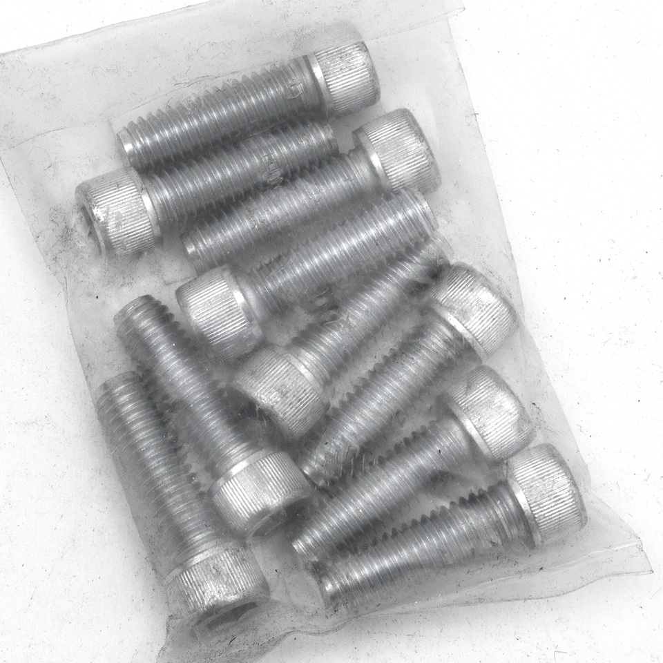 10pck allen bolt 3/8-16x1-1/4" UNC zinc