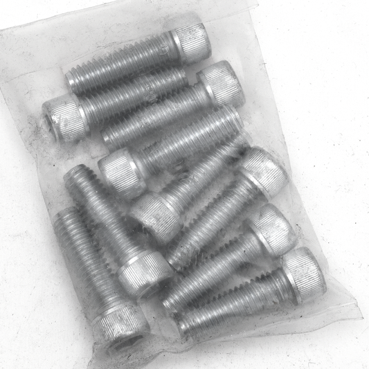10pck allen bolt 3/8-16x1-1/4" UNC zinc