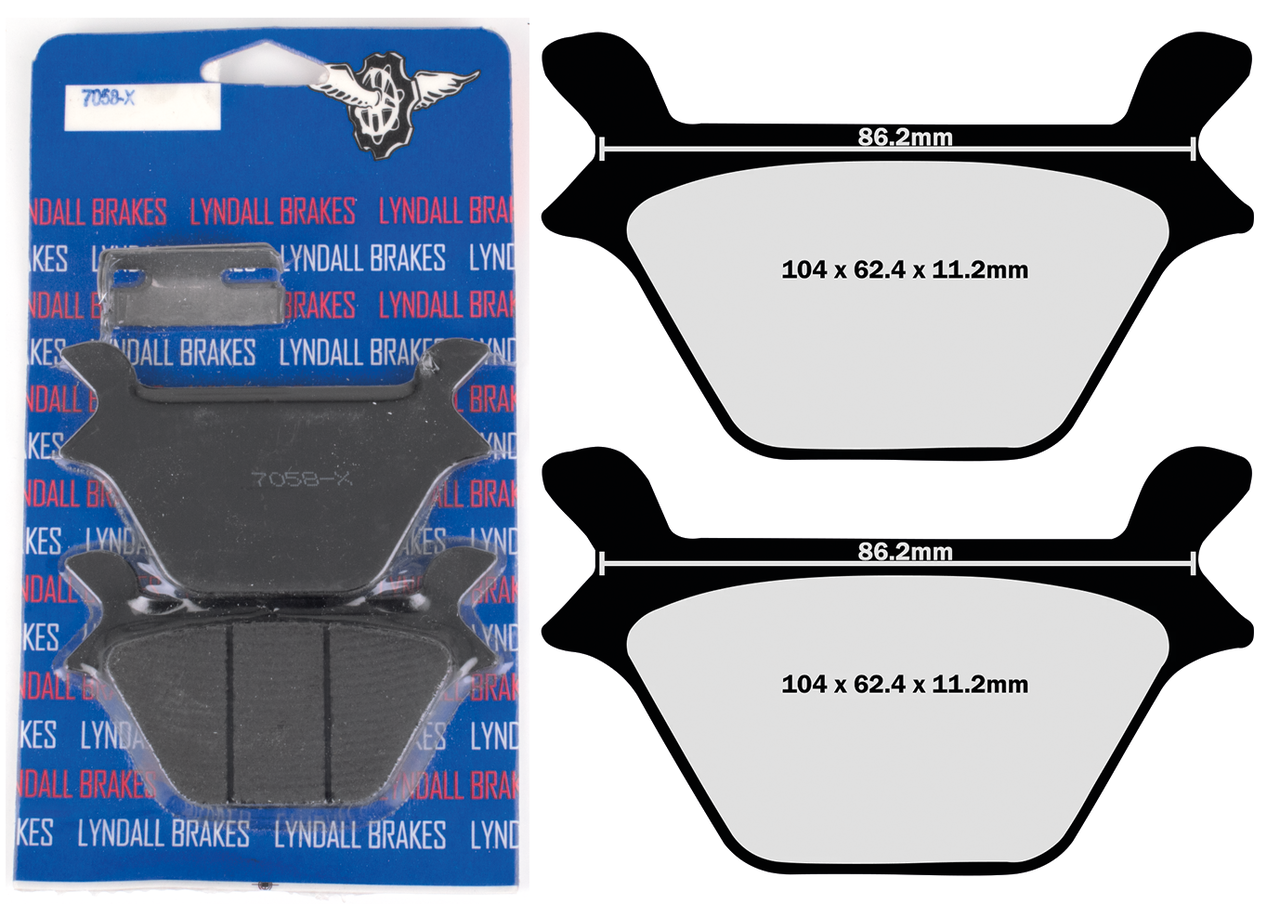 Rear Pads Xtreme FXR/F*ST/XL/FXD87-99