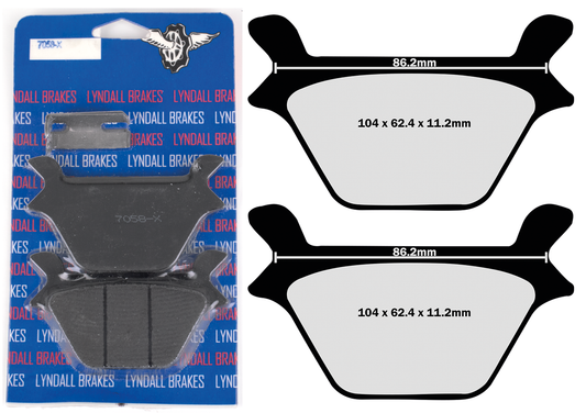 Rear Pads Xtreme FXR/F*ST/XL/FXD87-99