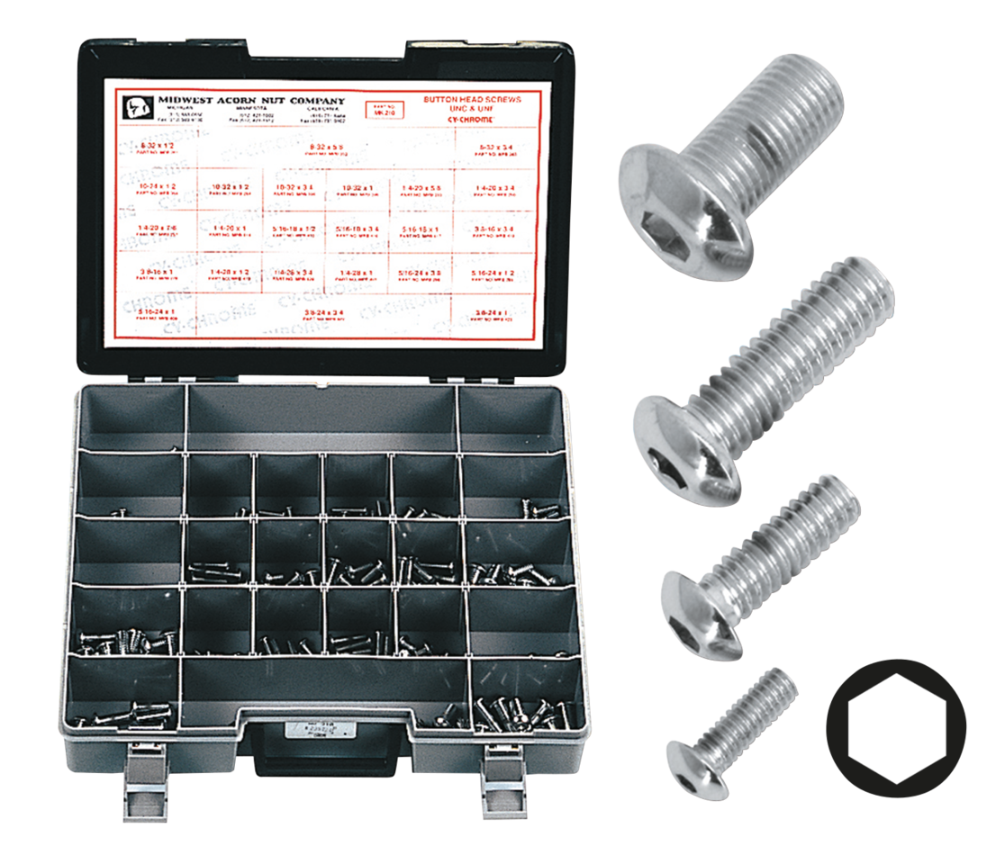 10pck Button head screws 5/16-24x1/2 UNF