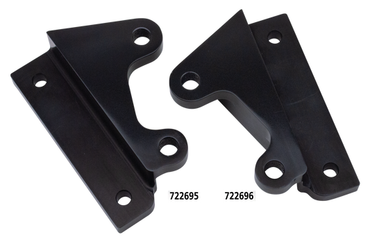 Black FatBubba fork caliperbrckt 00up LH