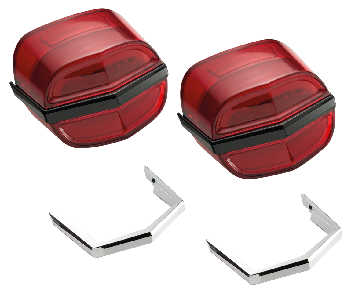 Set Armor Tail Lights Red Tri09-Up