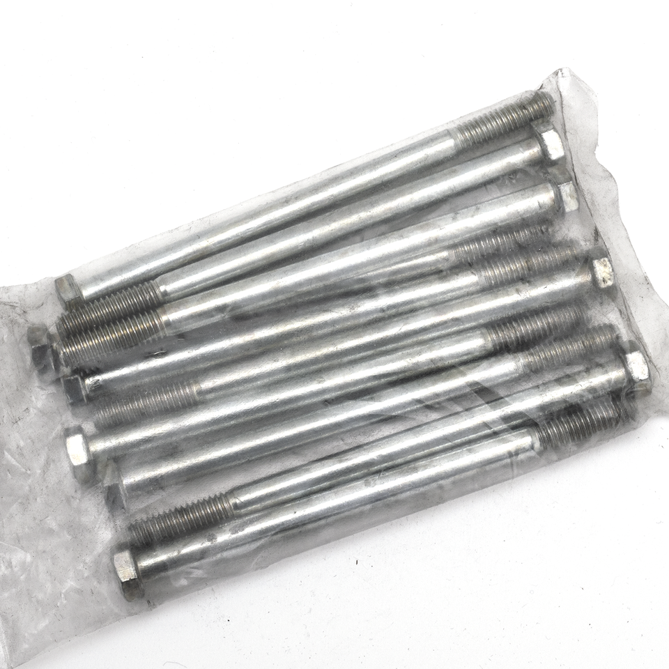 10pck hex bolt 5/16-18x5" UNC zinc