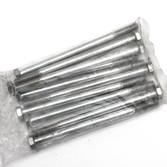 10pck hex bolt 5/16-18x5" UNC zinc