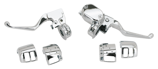 GZP Blk Handlebar ctrl kit XL07-13 1/2"