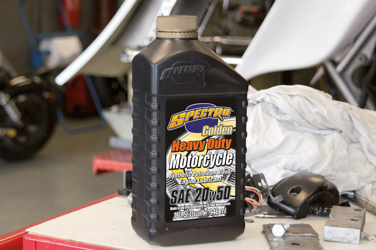 .946Ltr SPECTRO 20W50 Semi-Synt Gold