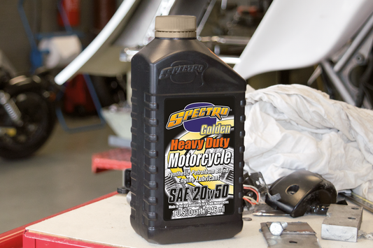 .946Ltr SPECTRO 20W50 Semi-Synt Gold