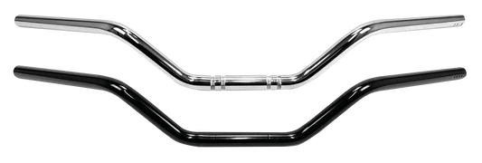 1" Handlebars Flat Track BLK no dimpled
