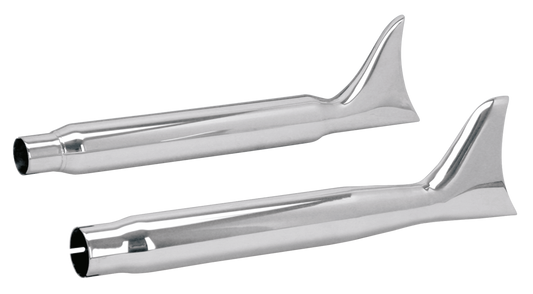 GZP Fishtail muffler uni 1.5" & 1.75"