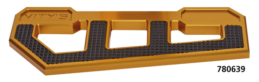 RACING FLOORBOARDS GOLD W/ DIAMOND BLACK