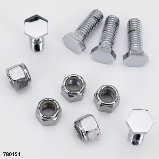 Disc Brk Rotr Bolts FL73-80 Rr Chr