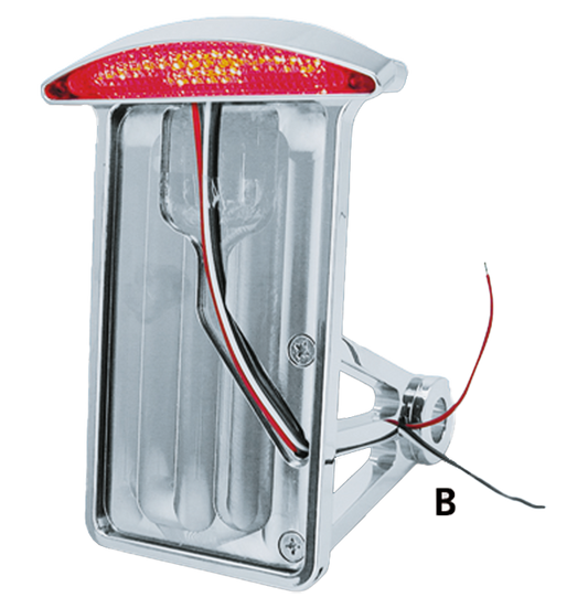 GZP Side mnt lic. plate w LED light V