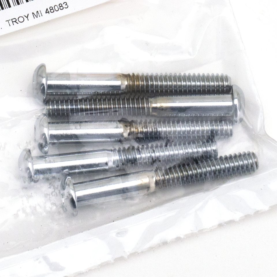 5pck Button head screws 1/4-20x2"