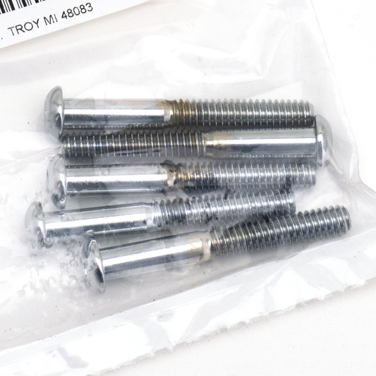 5pck Button head screws 1/4-20x2"