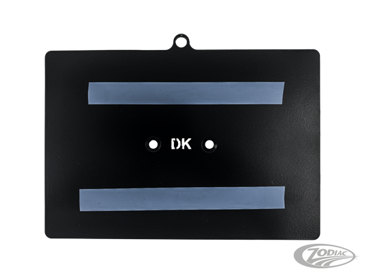 Blk License plate Denmark