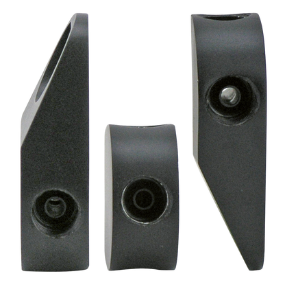 Blk.Brake Tee V-ROD 3/8"-24 UNF Convex