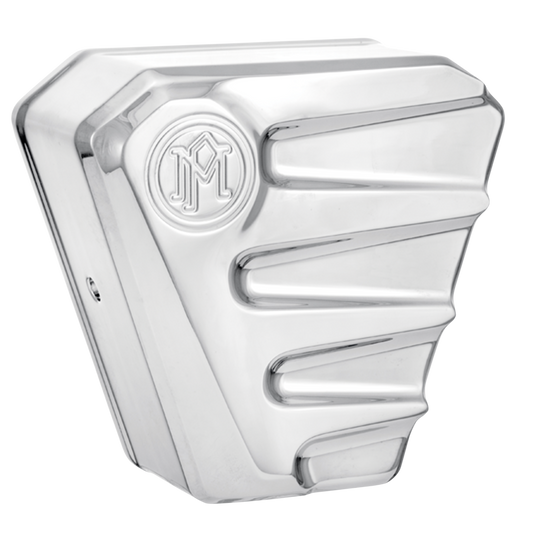 PM Scallop Horn cover Chrome