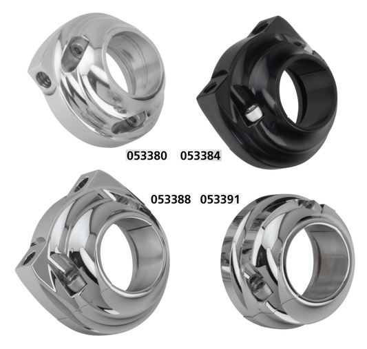 GZP Solo chrome dual snap cable throttle