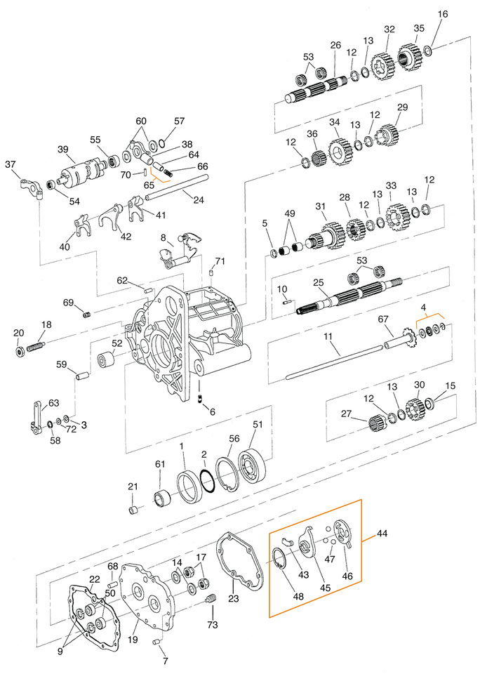 GZP BT94-06 XL95-05 Oil seal main drive