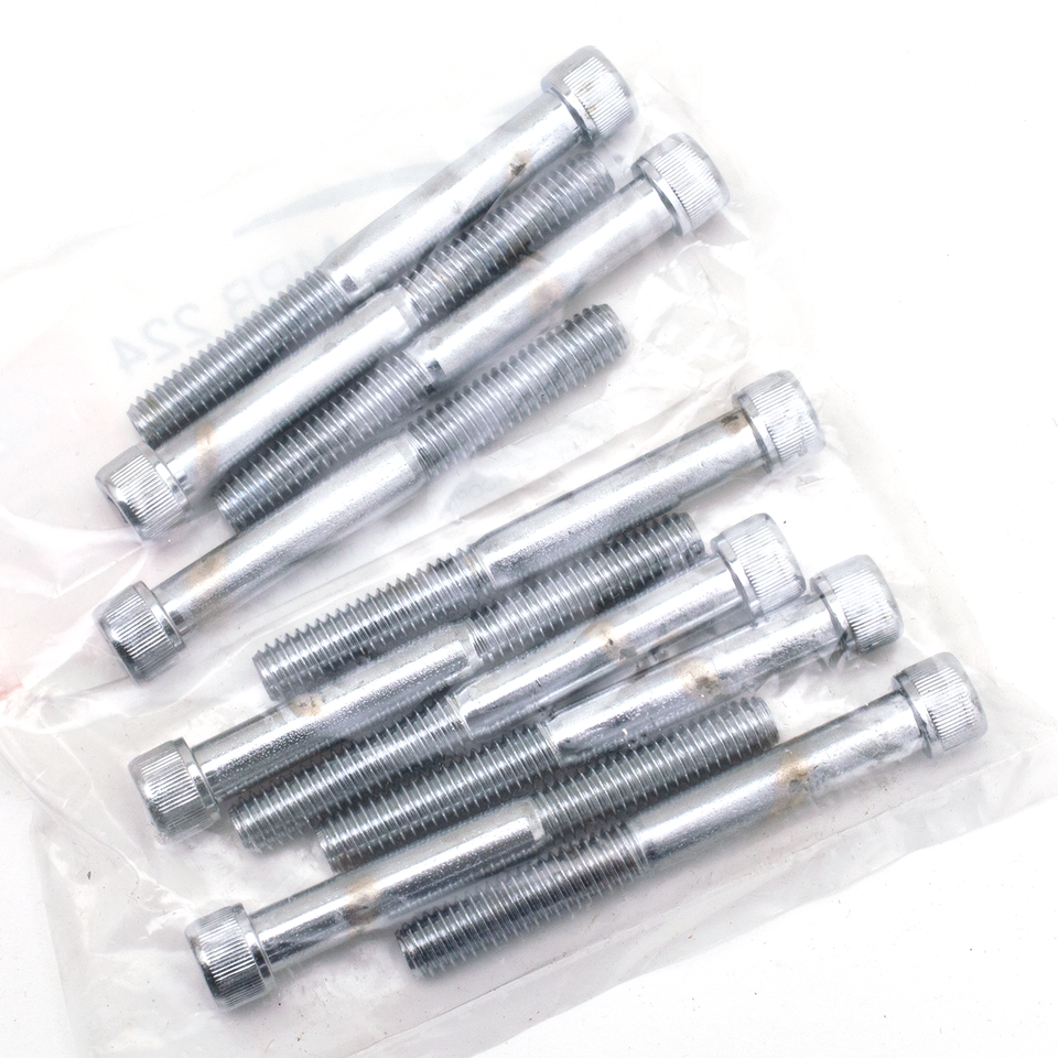 10pck Chrome Allen screws 5/16x2 3/4 UNC