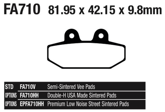 EBC-V ST18-up brake pads rear