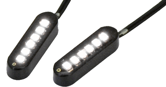 Cyron Convex 6 LED Black White pair