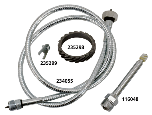 Speedo drive wheel only brass WL