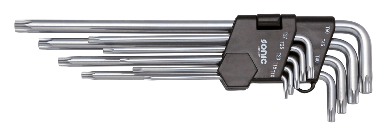 Torx key set extra long 9PC